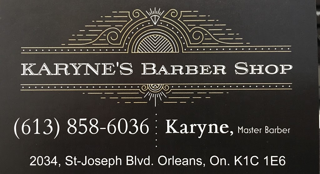 Karynes Barber Shop | 2034 St Joseph Blvd, Orléans, ON K1C 1E6, Canada | Phone: (613) 858-6036