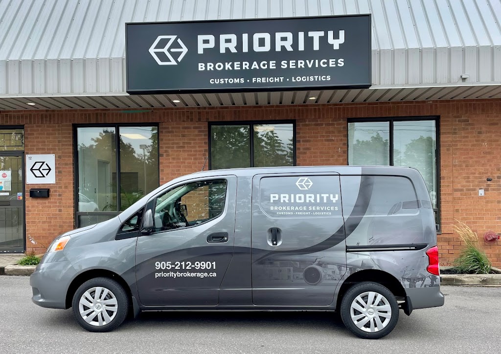 Priority Brokerage Services | 190 Britannia Rd E Unit #12, Mississauga, ON L4Z 2E7, Canada | Phone: (905) 212-9901