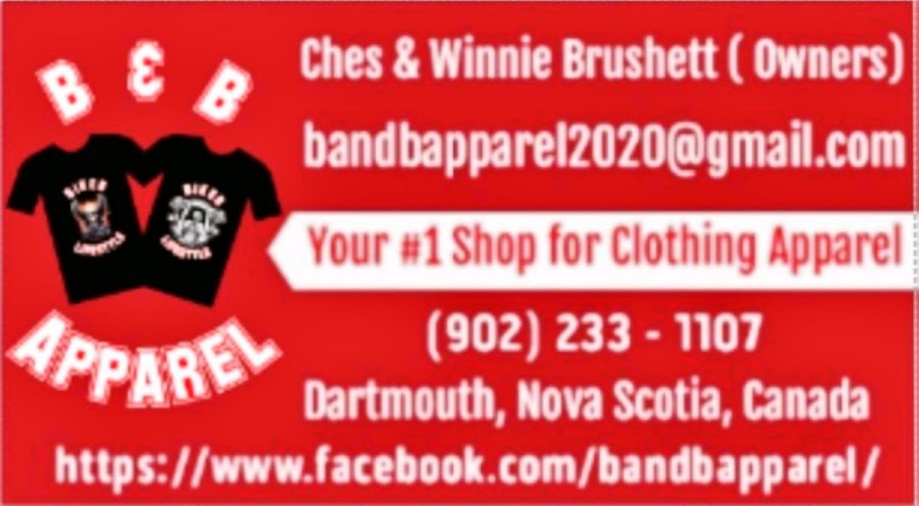 B&B Apparel | Fairbanks St, Dartmouth, NS B3A 1B7, Canada | Phone: (902) 233-1107