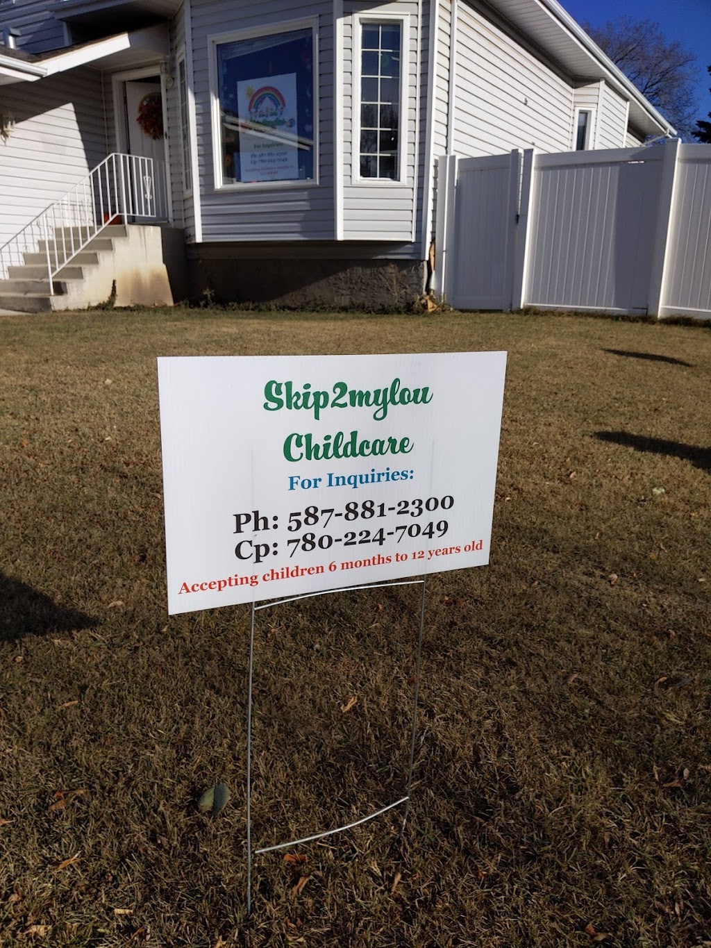 Skip2mylou Childcare/Dayhome | 2903 83 St NW, Edmonton, AB T6K 3A4, Canada | Phone: (780) 224-7049