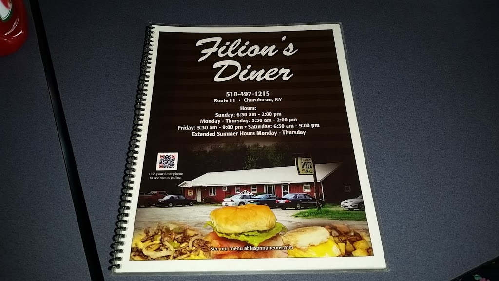 Filions Diner | 7030 US-11, Churubusco, NY 12923, USA | Phone: (518) 497-1215