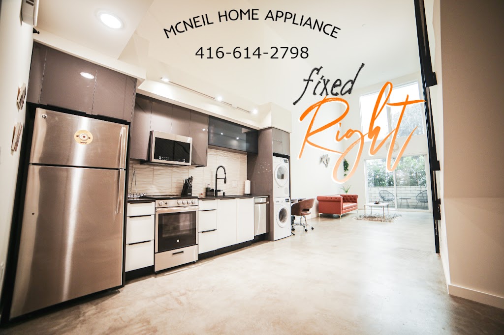 McNeil Home Appliance | 17 Marblehead Rd, Etobicoke, ON M9R 3B5, Canada | Phone: (416) 614-2798