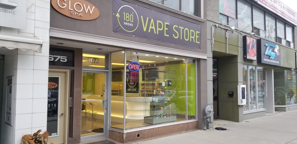 180 Smoke Vape Store | 1673 Bayview Ave, East York, ON M4G 3C1, Canada | Phone: (416) 482-2776