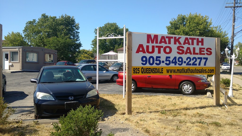 Matkath Auto Sales | 925 Queensdale Ave E, Hamilton, ON L8V 1N5, Canada | Phone: (905) 549-2277