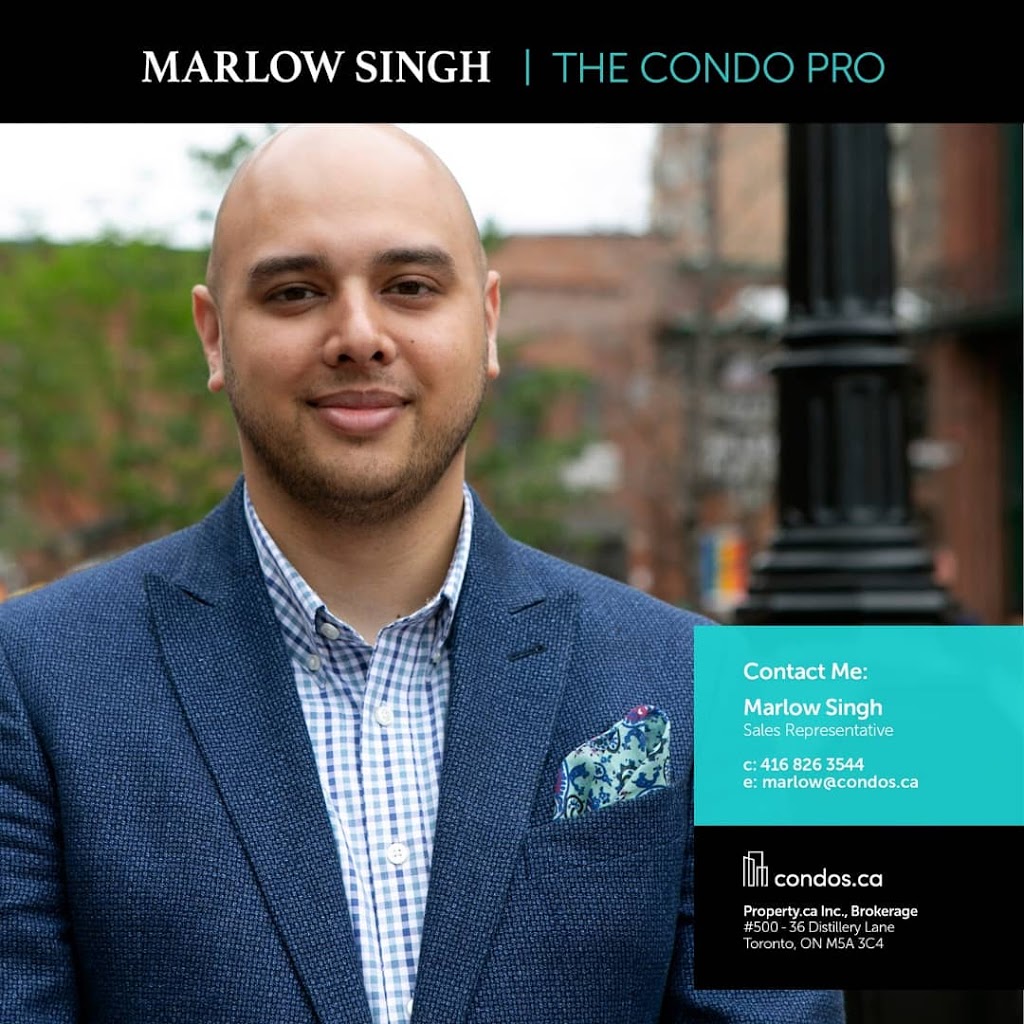 Marlow Singh | The Condo Pro | Real Estate Services | 36 Distillery Lane Suite 500, Toronto, ON M5A 3C4, Canada | Phone: (416) 826-3544