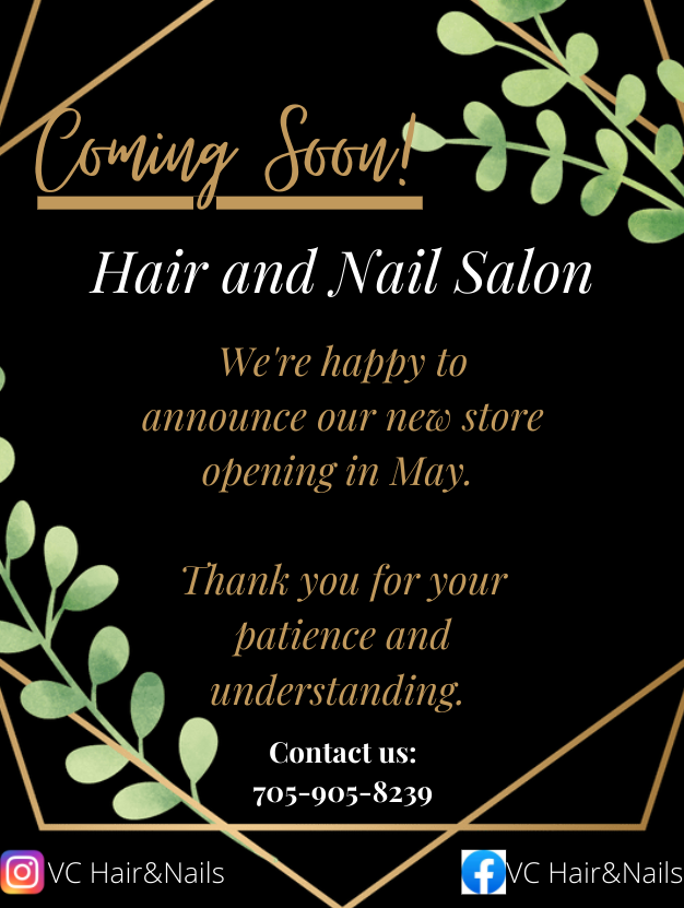 VC Hair&Nails | 490 Mapleview Dr W #9, Barrie, ON L4N 6C3, Canada | Phone: (705) 905-8239