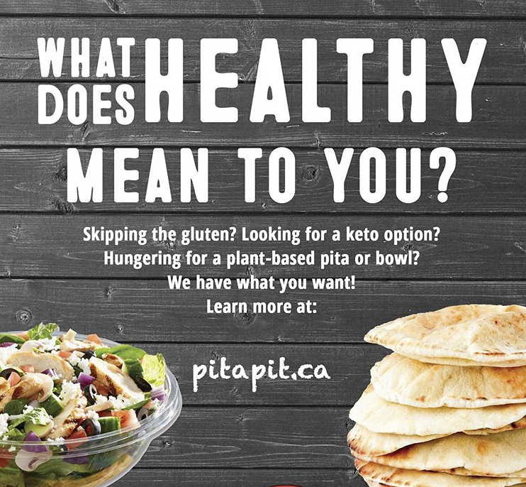 Pita Pit | 10 - 1374 South Service Road Winona Crossing, Stoney Creek, ON L8E 5C5, Canada | Phone: (905) 664-0331