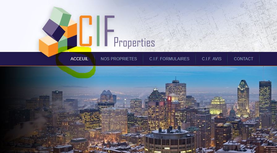 C. I. F. Properties | 1190 Rue du Fort #1503, Montréal, QC H3H 2B5, Canada | Phone: (514) 288-7752