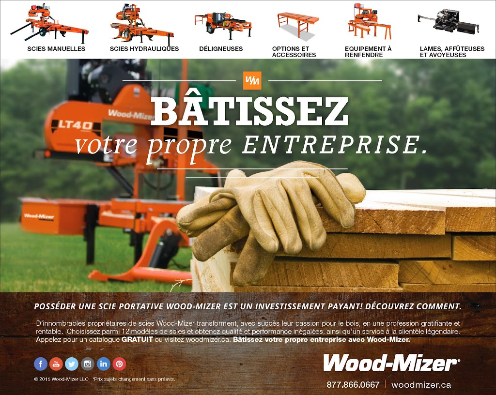 Wood-Mizer Québec | 34 Rue N, Waterloo, QC J0E 2N0, Canada | Phone: (450) 539-1114