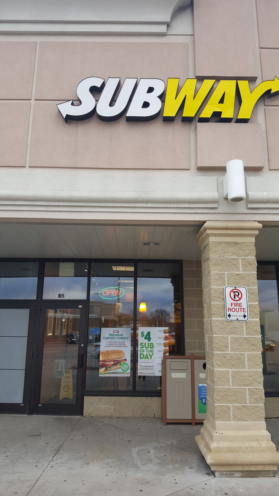 Subway | 1 Hespeler Rd Unit # B5, Cambridge, ON N1R 8L4, Canada | Phone: (519) 620-7244