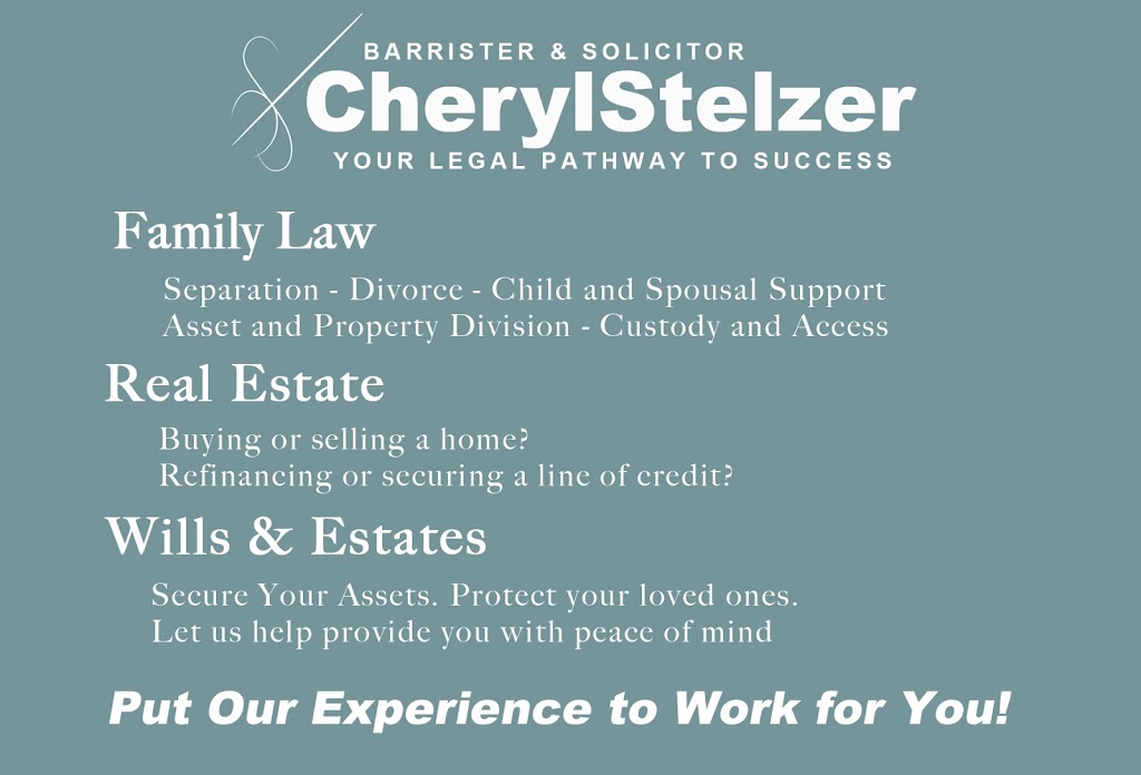 Cheryl Stelzer Law | 363 Woolwich St, Guelph, ON N1H 3W4, Canada | Phone: (519) 822-6089