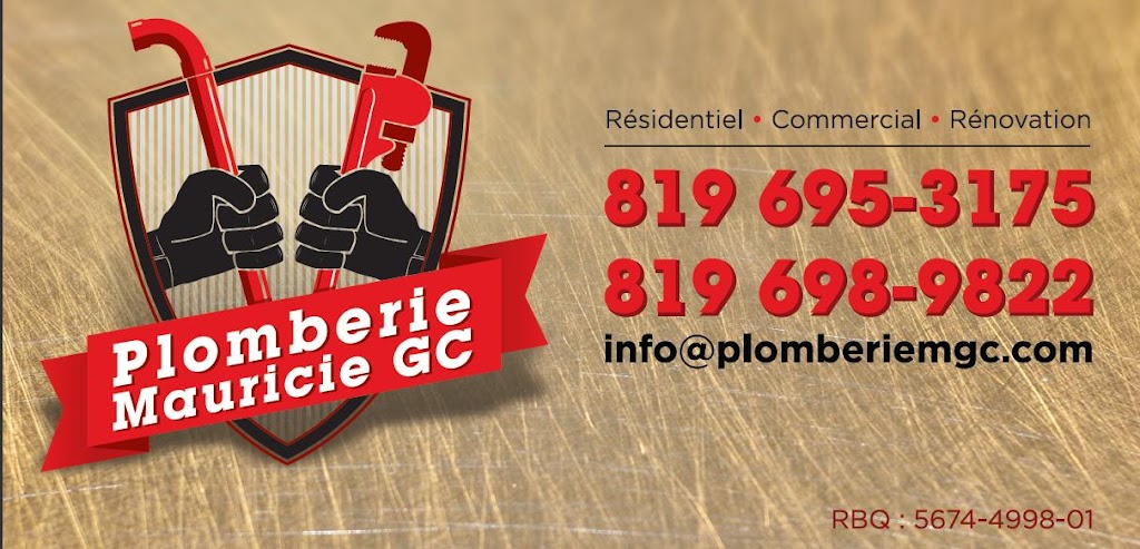 Plomberie Mauricie GC | 2610 Rue Tebbutt, Trois-Rivières, QC G9A 5E1, Canada | Phone: (819) 698-9822