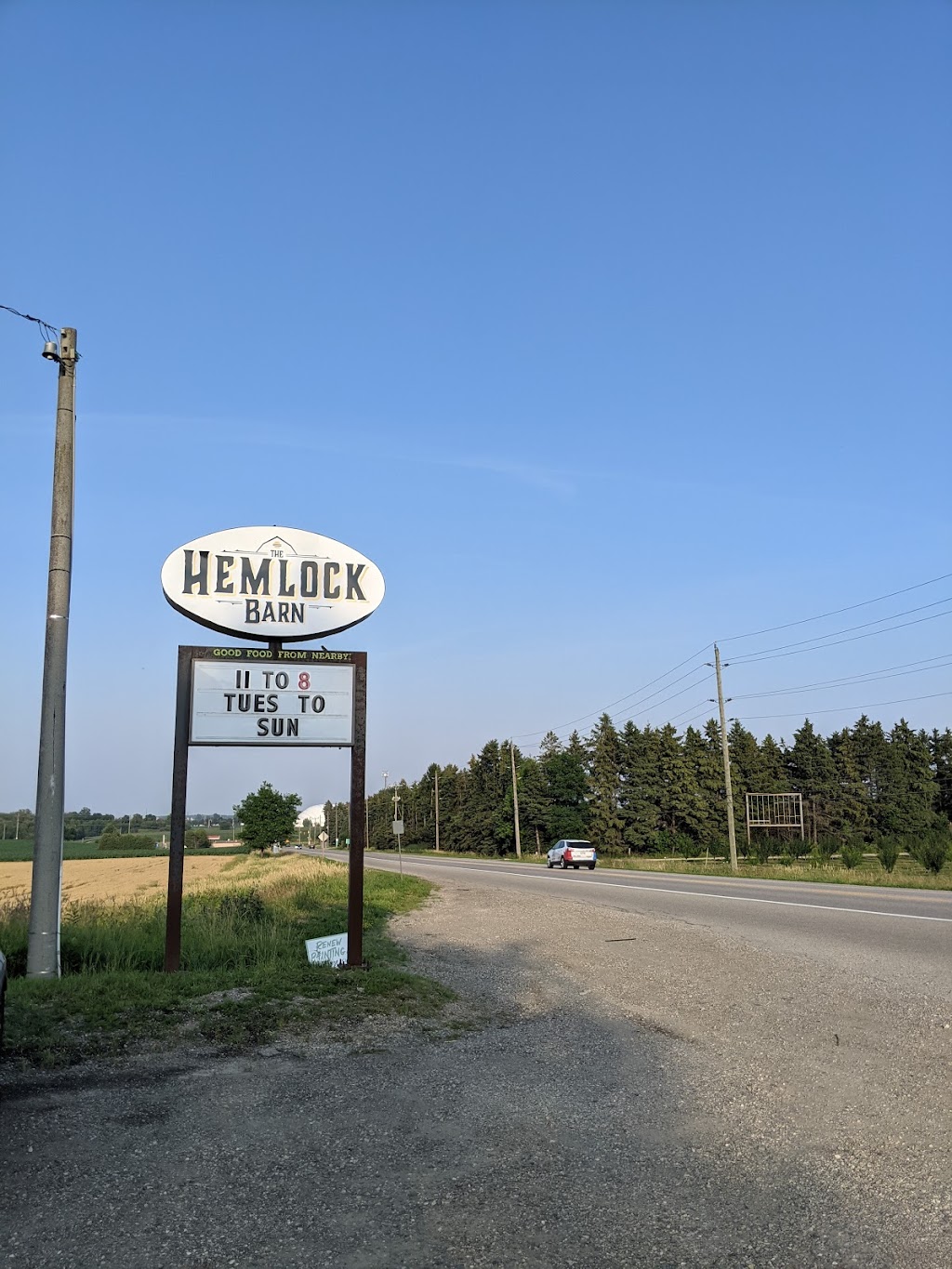 The Hemlock Barn | 1217 Lobsinger Line, Waterloo, ON N2J 4G8, Canada | Phone: (519) 206-1616