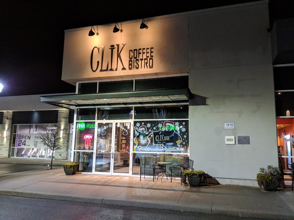 Clik Coffee Bistro | 1910 N Parallel Rd #100, Abbotsford, BC V3G 2C6, Canada | Phone: (604) 746-1136