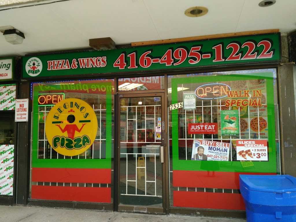 Reginos Pizza ( Pharmacy&Finch) | 2535 Pharmacy Ave, Scarborough, ON M1W 2K2, Canada | Phone: (416) 495-1222