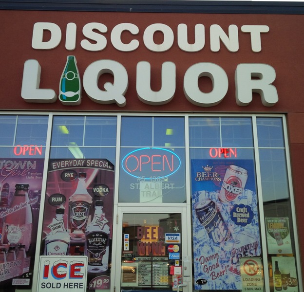 Discount Liquor | 5-13651 St Albert Trail NW, Edmonton, AB T5L 5E7, Canada | Phone: (780) 451-8884