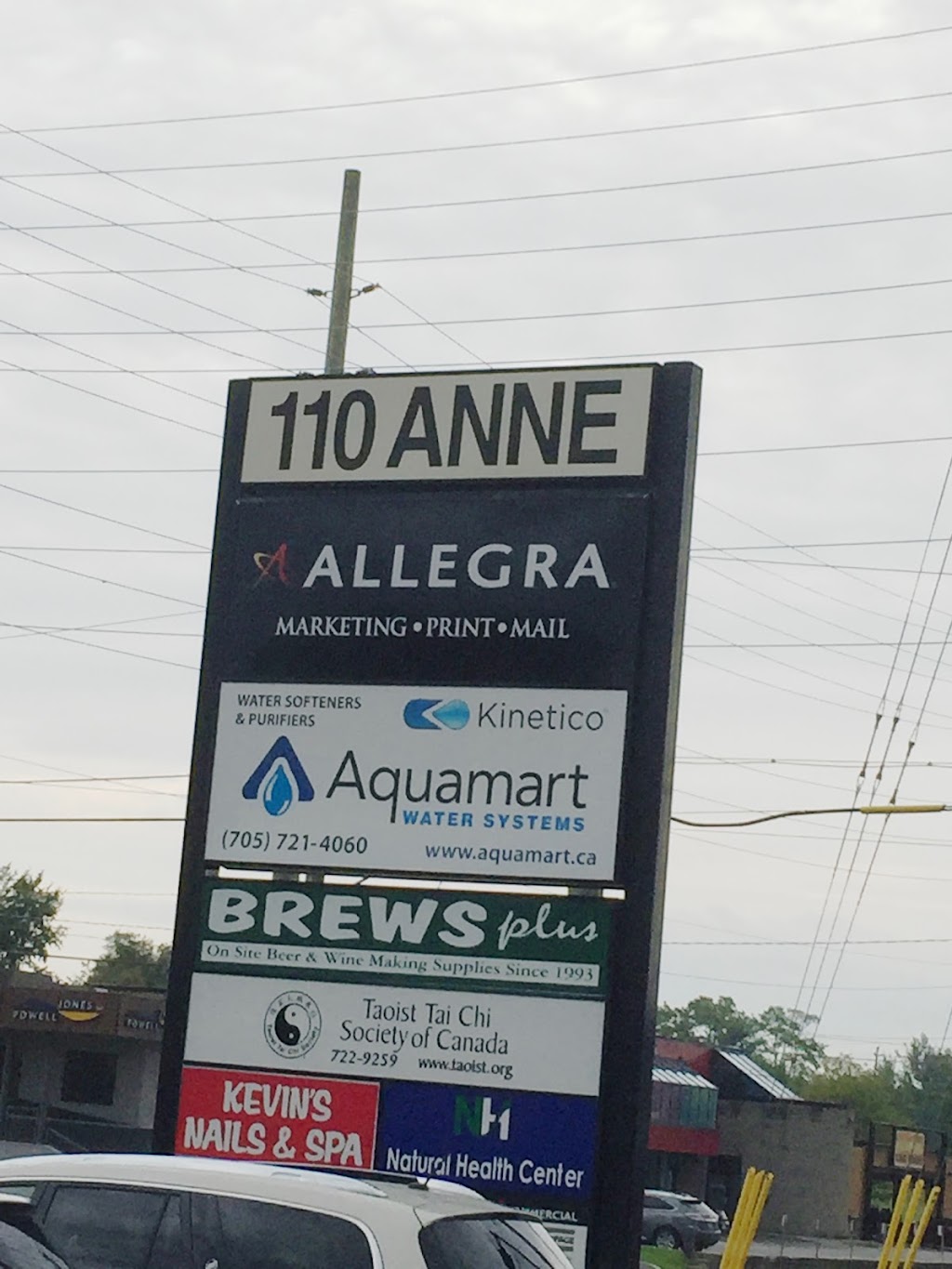 Allegra - Barrie | 110 Anne St S, Barrie, ON L4N 2E3, Canada | Phone: (705) 737-2213