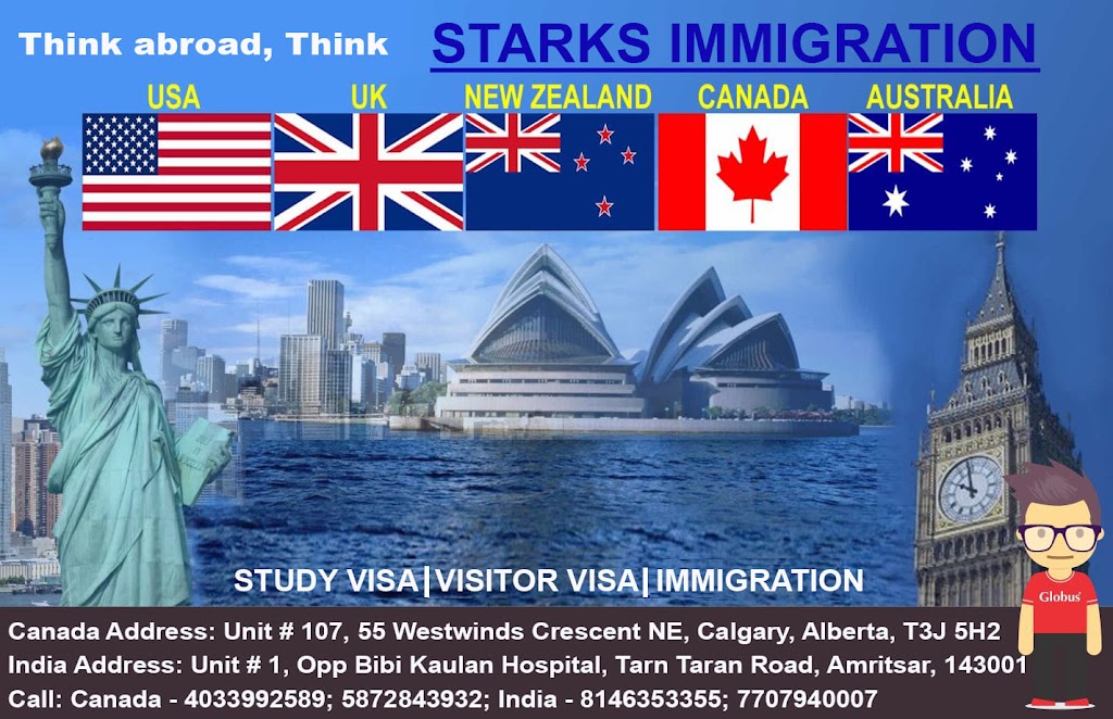 Starks Immigration | 3770 Westwinds Dr NE #326, Calgary, AB T3J 5H3, Canada | Phone: (587) 284-3932