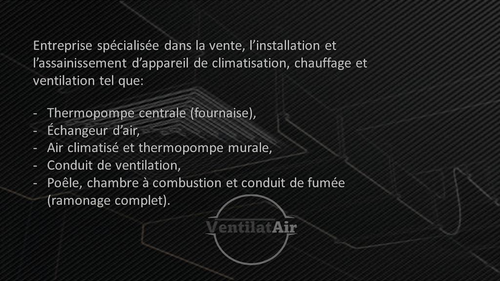 Ventilat-Air | 223 Rue Principale, Durham-Sud, QC J0H 2C0, Canada | Phone: (450) 684-1677