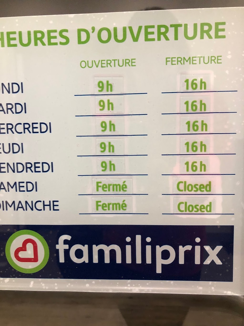 Familiprix Clinique - Michel Ky-Tran Hohuu et Danh Nguyen | 55 Rue Isabelle, Ormstown, QC J0S 1K0, Canada | Phone: (450) 829-2323