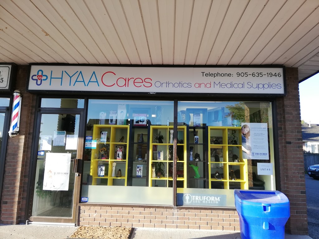 HYAA Cares Orthotics and Medical Supplies | 5291 Lakeshore Rd #8, Burlington, ON L7L 1C7, Canada | Phone: (905) 635-1946