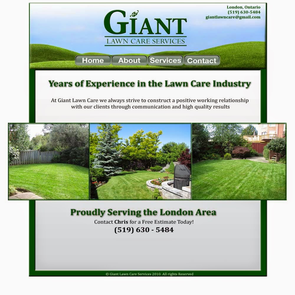 Giant Lawn Care Services | 603 Fanshawe Park Rd W, London, ON N6G 0V5, Canada | Phone: (519) 630-5484