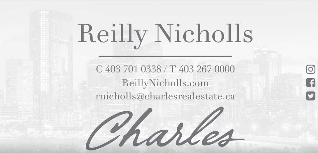 Reilly Nicholls - Charles Real Estate Inc. | 4195 Elbow Dr SW Suite 205, Calgary, AB T2S 2L4, Canada | Phone: (403) 701-0338