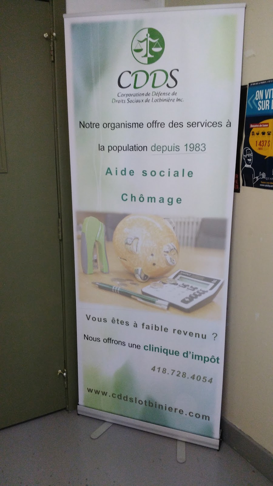 Corporation De Défense De Droits Sociaux De Lotbinière Inc | 372 Boul Saint Joseph, Laurier-Station, QC G0S 1N0, Canada | Phone: (418) 728-4054