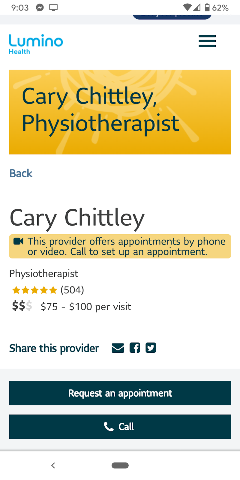 CARYphysio | 9 Martin Crescent, Toronto, ON M4S 2V3, Canada | Phone: (416) 729-3200