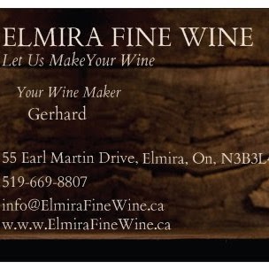 Elmira Fine Wine | 55 Earl Martin Dr, Elmira, ON N3B 3L4, Canada | Phone: (519) 669-8807