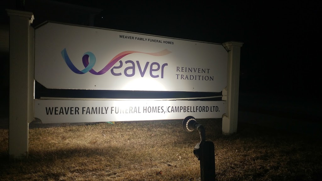 Weaver Family Funeral Homes | 70 Church St, Warkworth, ON K0K 3K0, Canada | Phone: (705) 924-2312