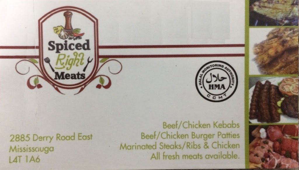 Spiced Right Halal Meat | 2885 Derry Rd E, Mississauga, ON L4T 1A6, Canada | Phone: (905) 956-7610