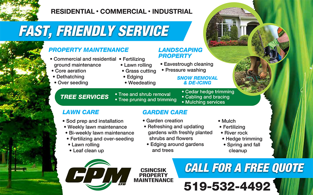 CPM Ltd Csincsik Property Maintenance | 29 Riverview Rd, Ingersoll, ON N5C 4B8, Canada | Phone: (519) 532-4492
