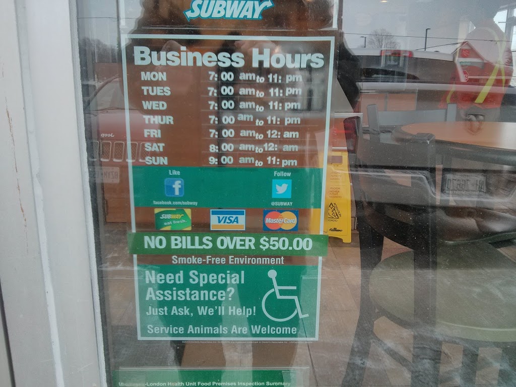 Subway | 1379 Dundas Street E, London, ON N5W 3B7, Canada | Phone: (519) 659-9806