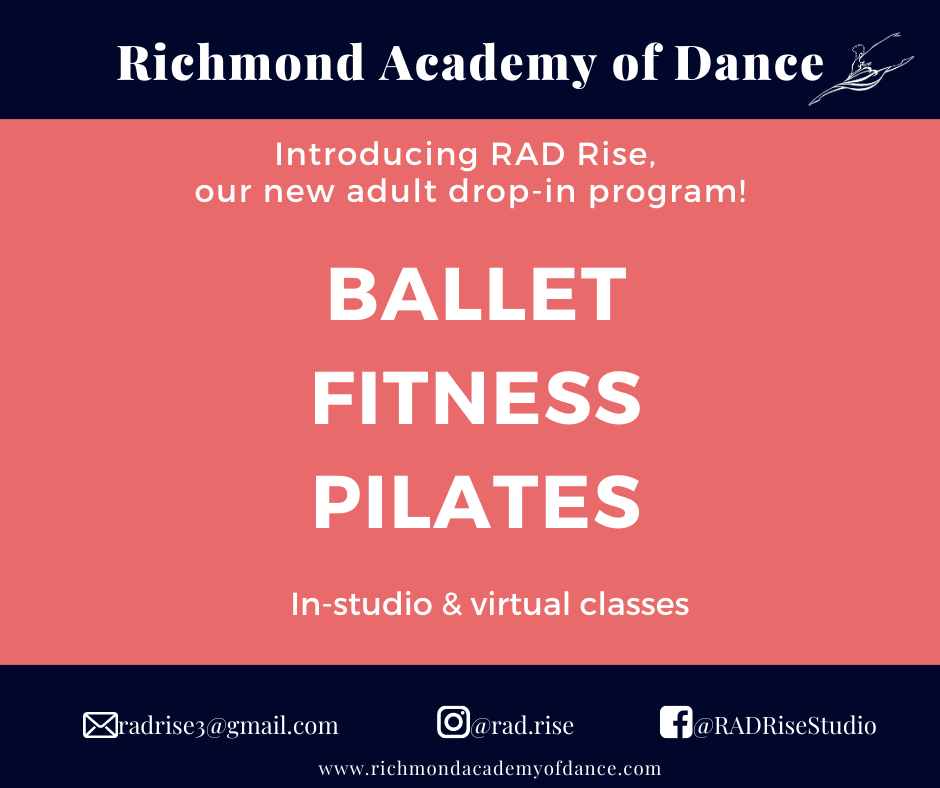 Richmond Academy of Dance | 7860 River Rd, Richmond, BC V6X 1X7, Canada | Phone: (604) 278-7816