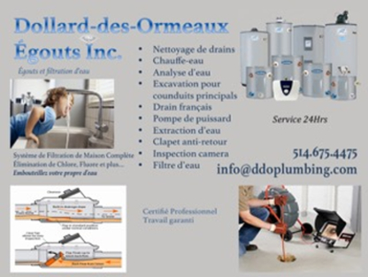 DDO Drain-Égout Inc | Rue Greenfield, Dollard-des-Ormeaux, QC H9G 2L3, Canada | Phone: (514) 675-4475