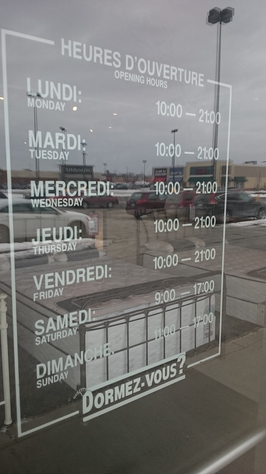 Dormez-vous | 6166 Boul Henri-Bourassa E, Montréal-Nord, QC H1G 2T6, Canada | Phone: (514) 321-4134