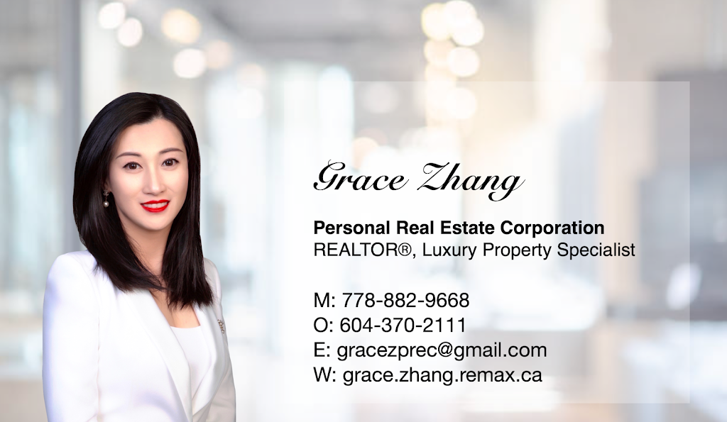 Grace Zhang Realtor | 3631 No. 3 Rd, Richmond, BC V6X 2B9, Canada | Phone: (778) 882-9668