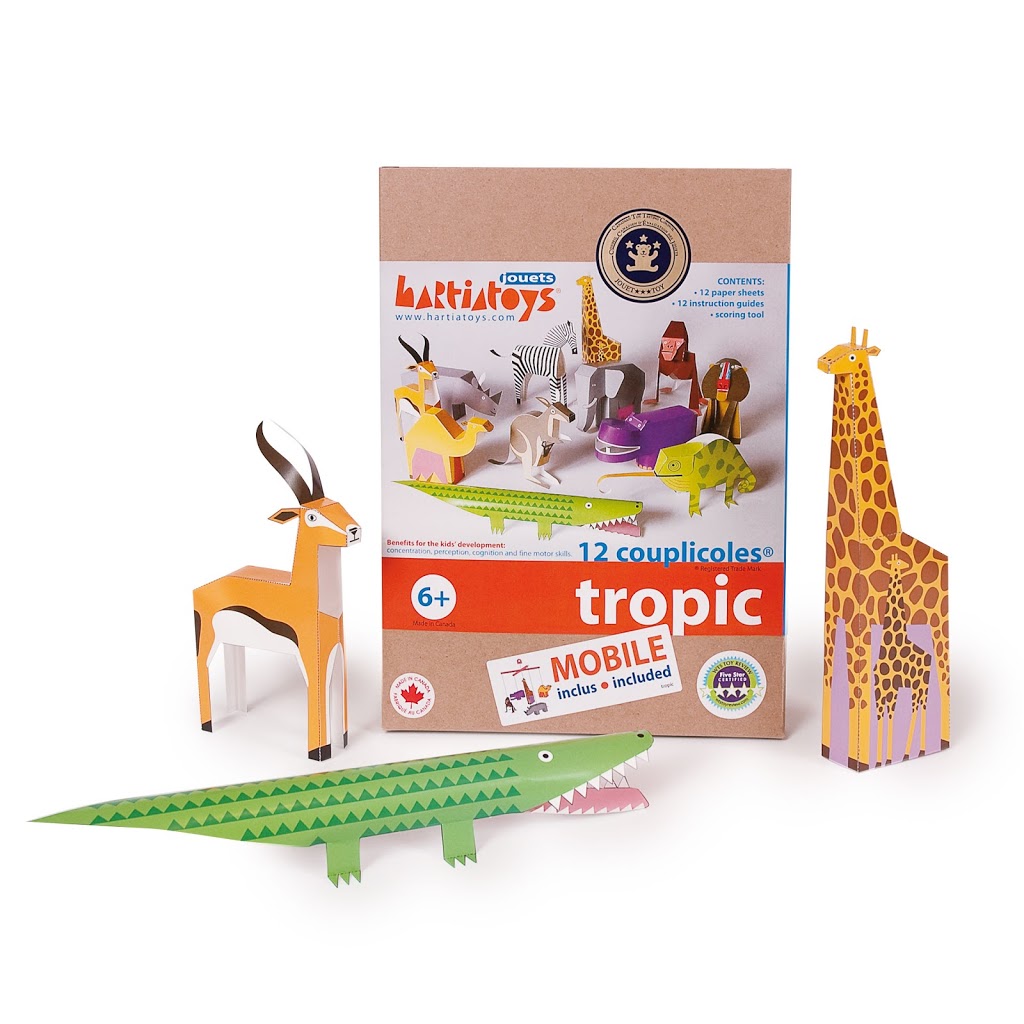 Jouets Hartia Toys (DIY Craft Kits From Paper) | 425 Rue Antonin-Campeau, Deux-Montagnes, QC J7R 6Y5, Canada | Phone: (514) 992-6778
