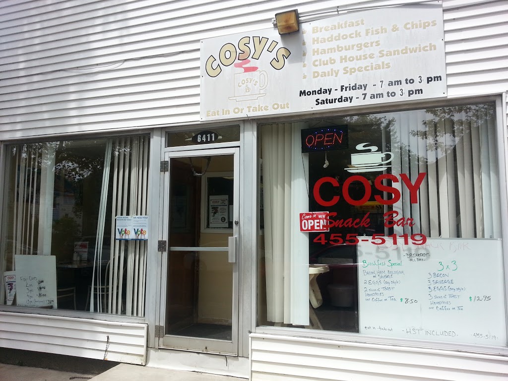 Cosy Snack Bar | 6411 Liverpool St, Halifax, NS B3L 1Y3, Canada | Phone: (902) 455-5119