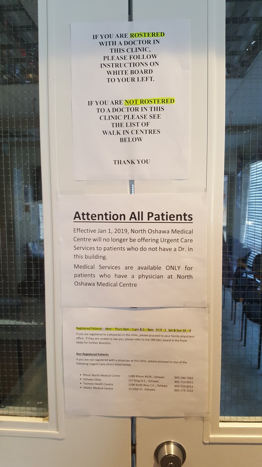 North Oshawa Medical Clinic | 1400 Ritson Rd N, Oshawa, ON L1G 7W4, Canada | Phone: (905) 433-1690