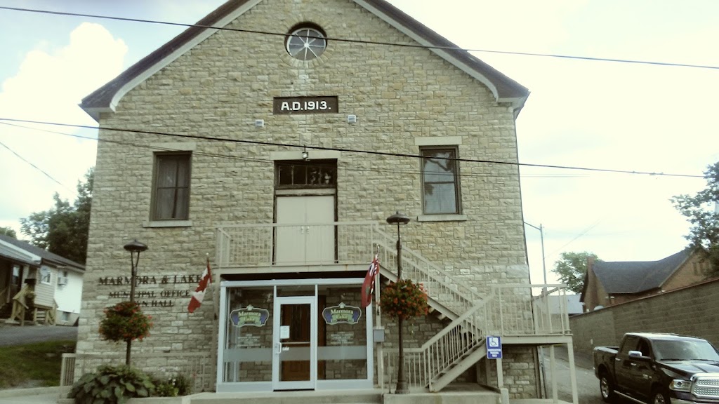 Marmora and Lake Town Hall | 12 Bursthall St, Marmora, ON K0K 2M0, Canada | Phone: (613) 472-2629