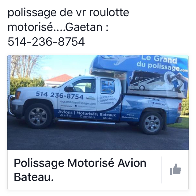 Le grand du polissage | 35 Rue Genest, Saint-Jean-sur-Richelieu, QC J2X 2V3, Canada | Phone: (514) 236-8754