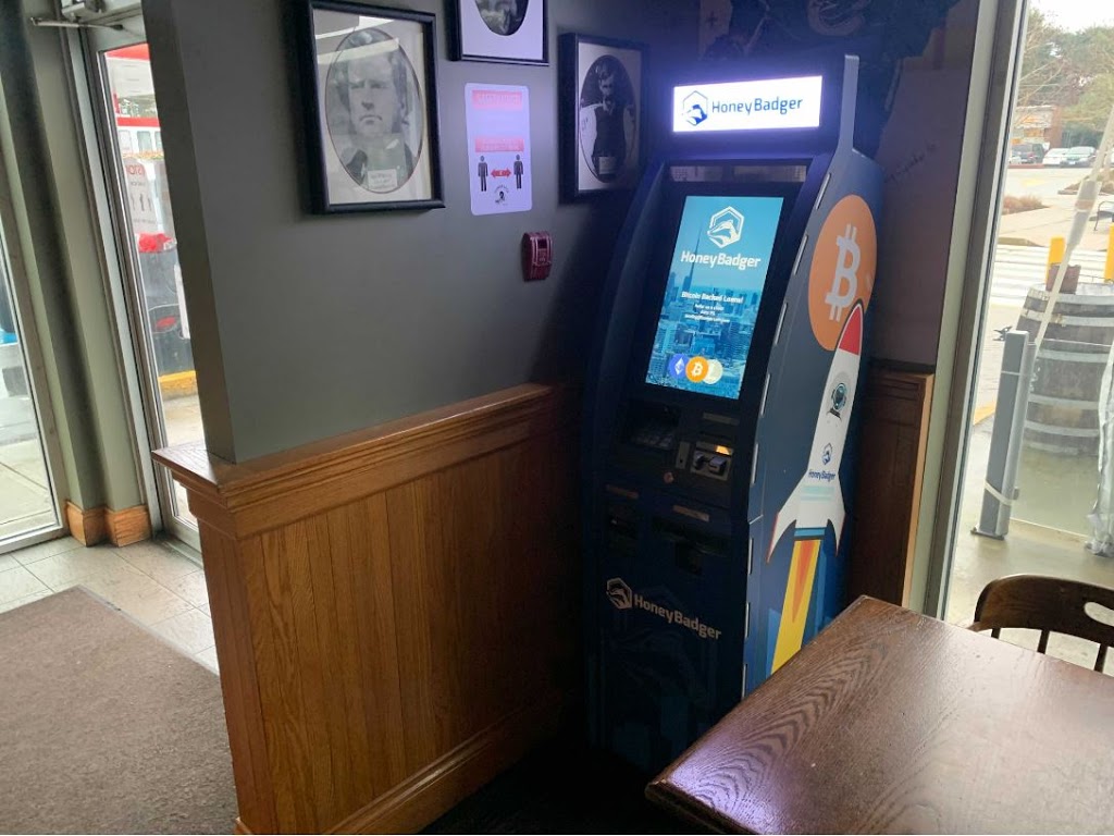 HoneyBadger Bitcoin ATM at Pioneers Pub | 10111 No. 3 Rd #200, Richmond, BC V7A 1W6, Canada | Phone: (604) 787-1220