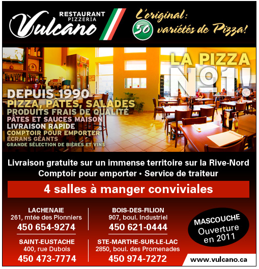 Vulcano | 907 Boulevard Industriel, Terrebonne, QC J6Y 1V7, Canada | Phone: (450) 621-0444