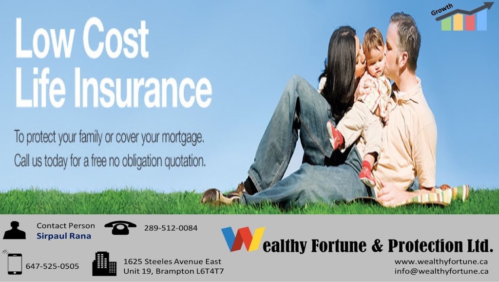 Wealthy Fortune & Protection Ltd. | 1625 Steeles Ave E #19, Brampton, ON L6T 4T7, Canada | Phone: (647) 525-0505