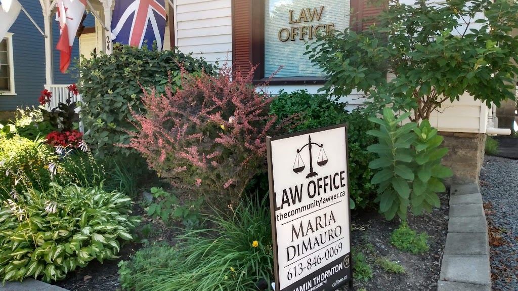 Maria DiMauro Law Office | 24 Picton Main St, Picton, ON K0K 2T0, Canada | Phone: (613) 846-0069