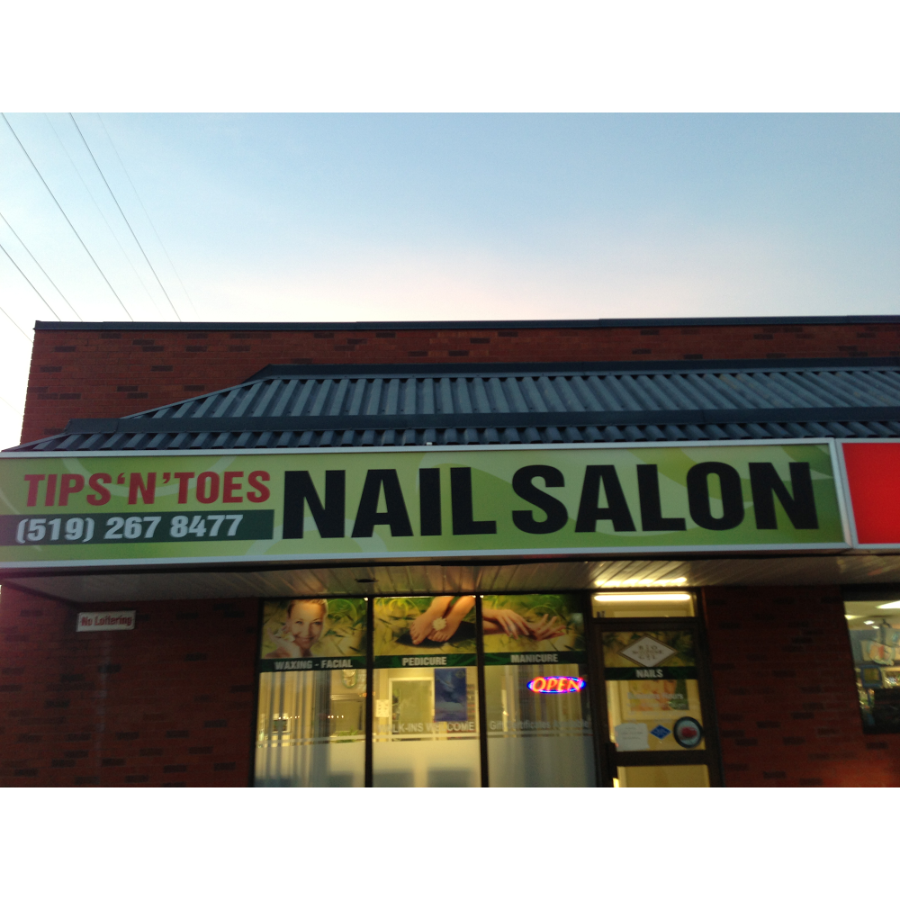 Tips N Toes Nails Salon | 800 Franklin Blvd, Cambridge, ON N1R 7Z1, Canada | Phone: (519) 267-8477