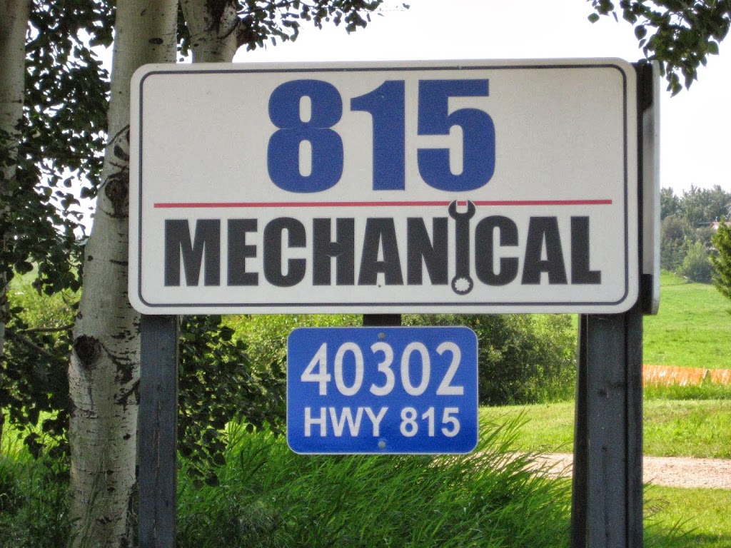 815 Mechanical | Box 44, 40302 AB-815, Clive, AB T0C 0Y0, Canada | Phone: (403) 782-4412