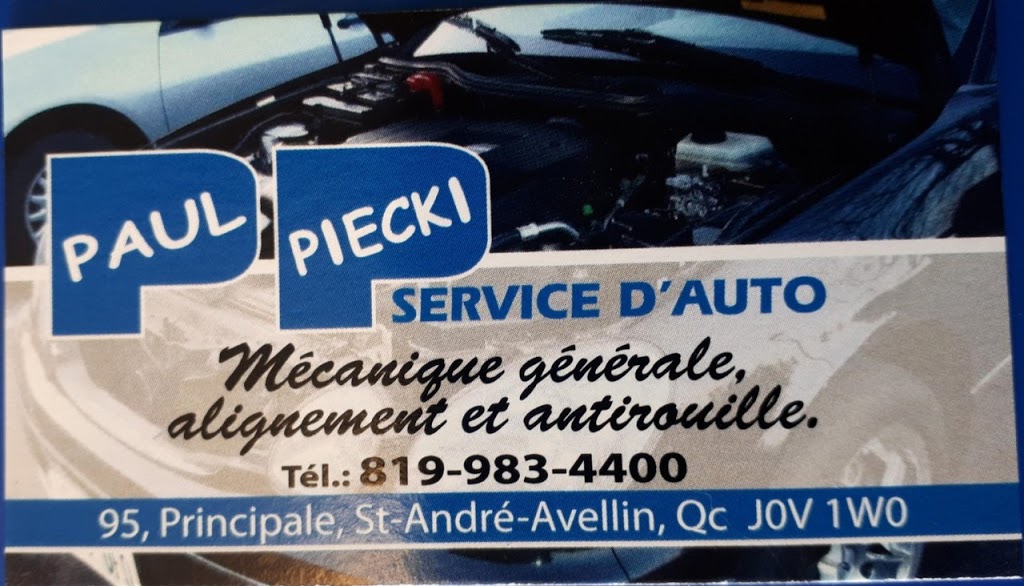 Services Auto Paul Piecki | 95 Rue Principale, Saint-André-Avellin, QC J0V 1W0, Canada | Phone: (819) 983-4400